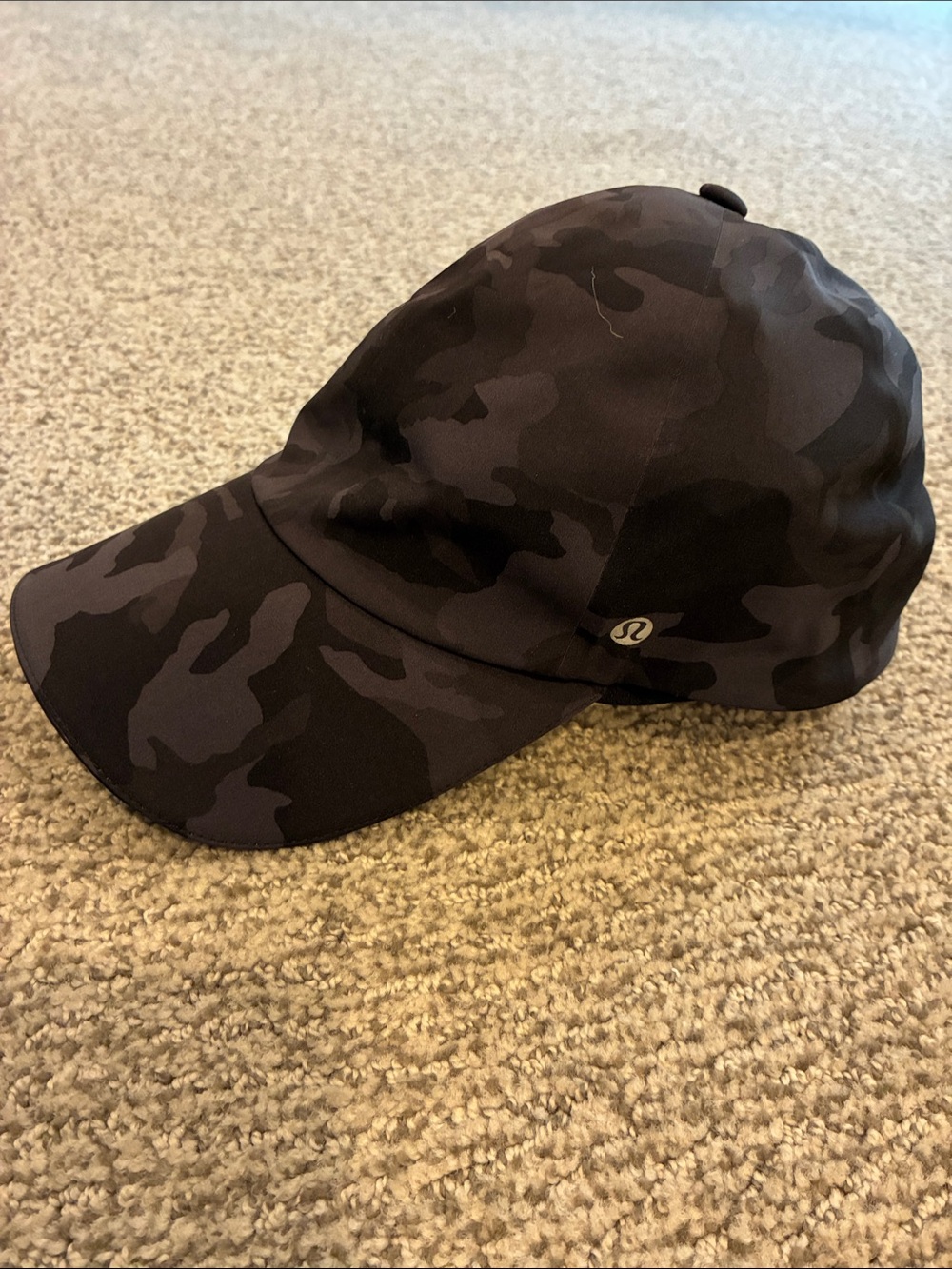 lululemon athletica woman’s Black Camo Performance Baseball Cap